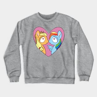 Rainbow Dash and Applejack Crewneck Sweatshirt